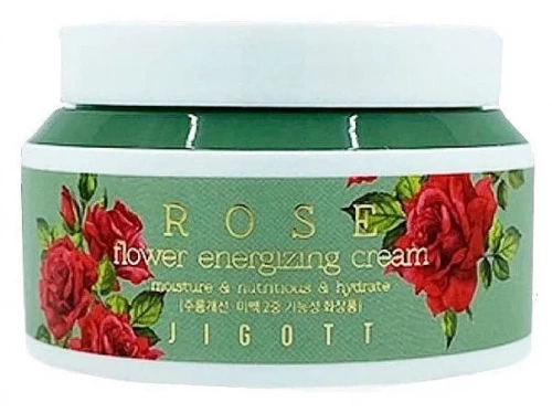 Jigott Крем для лица с экстрактом Розы 100мл Rose Flower Energizing Cream