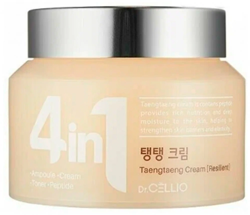 Dr.Cellio Крем для лица Пептиды 4в1 Taengtaeng Cream Resilient 70g