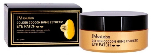 JMsolution Патчи с протеинами шелка и золотом Golden Cocoon Home Esthetic Eye patch 60шт