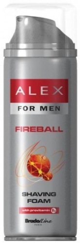 Alex for men Пена для бритья Fireball 200мл
