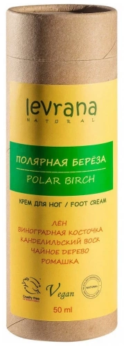 Levrana Крем для ног Полярная береза Foot Cream Polar Birch 50мл